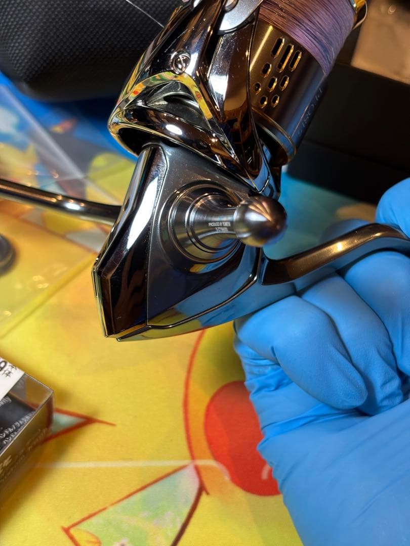 シマノ18 ステラ 2500S 夢屋スプールPE0815 LIVRE ノブ