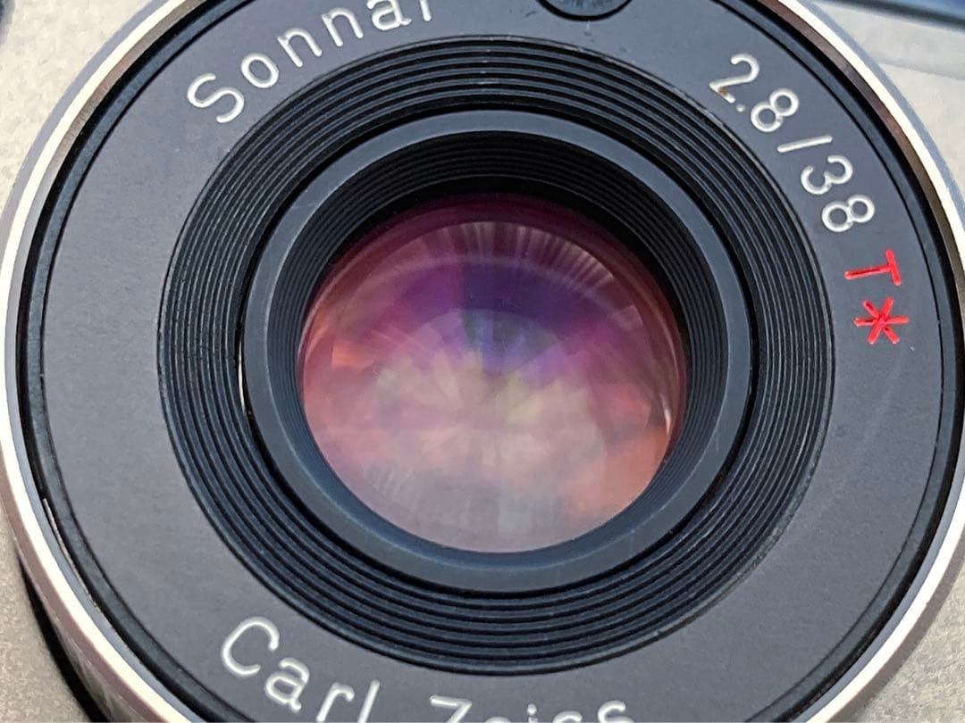 【AF・MF問題なし】CONTAX T2 チタンシルバー