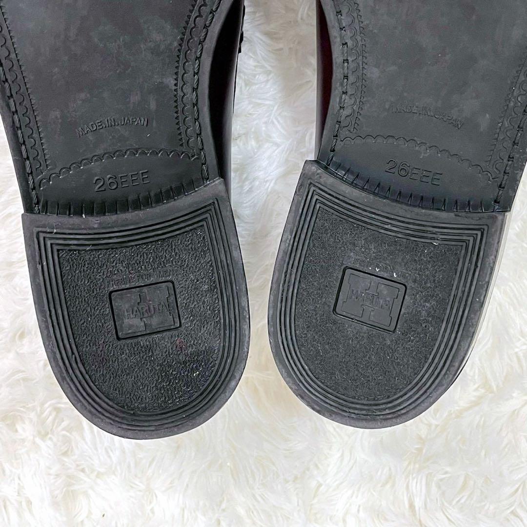 未使用級 HARUTA タッセルローファー 907 ブラウン 26 ハルタ