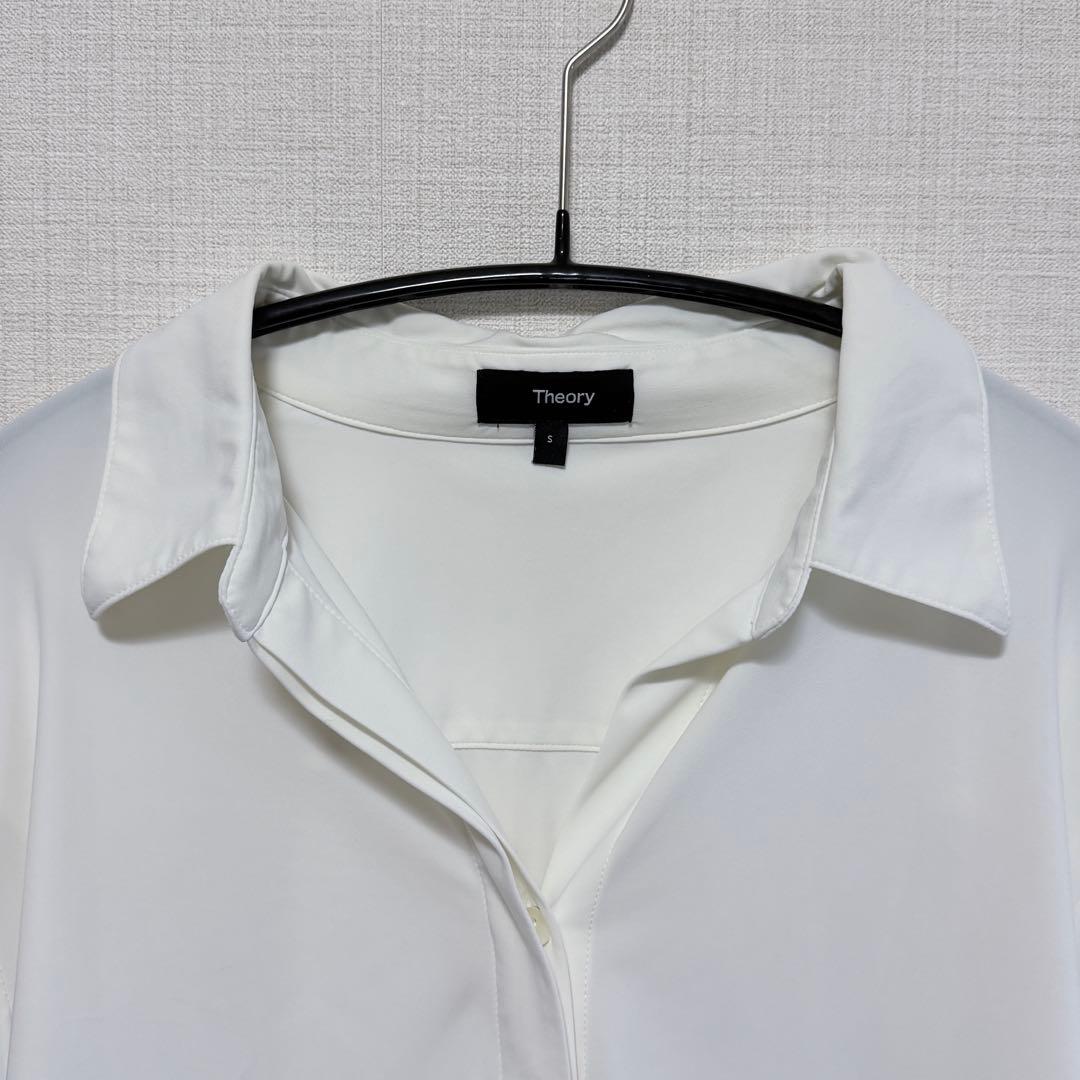 【美品】Theory シャツ ブラウス ホワイト