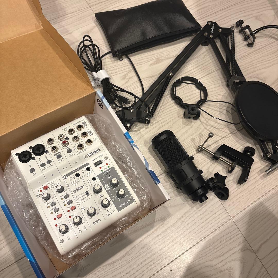 【配信セット】Yamaha AG06 MK2 + AT2020