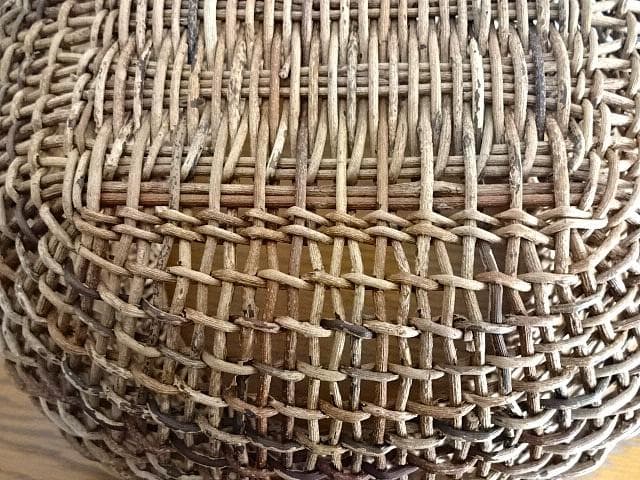 新品 あけびかご 中川原信一 光原社