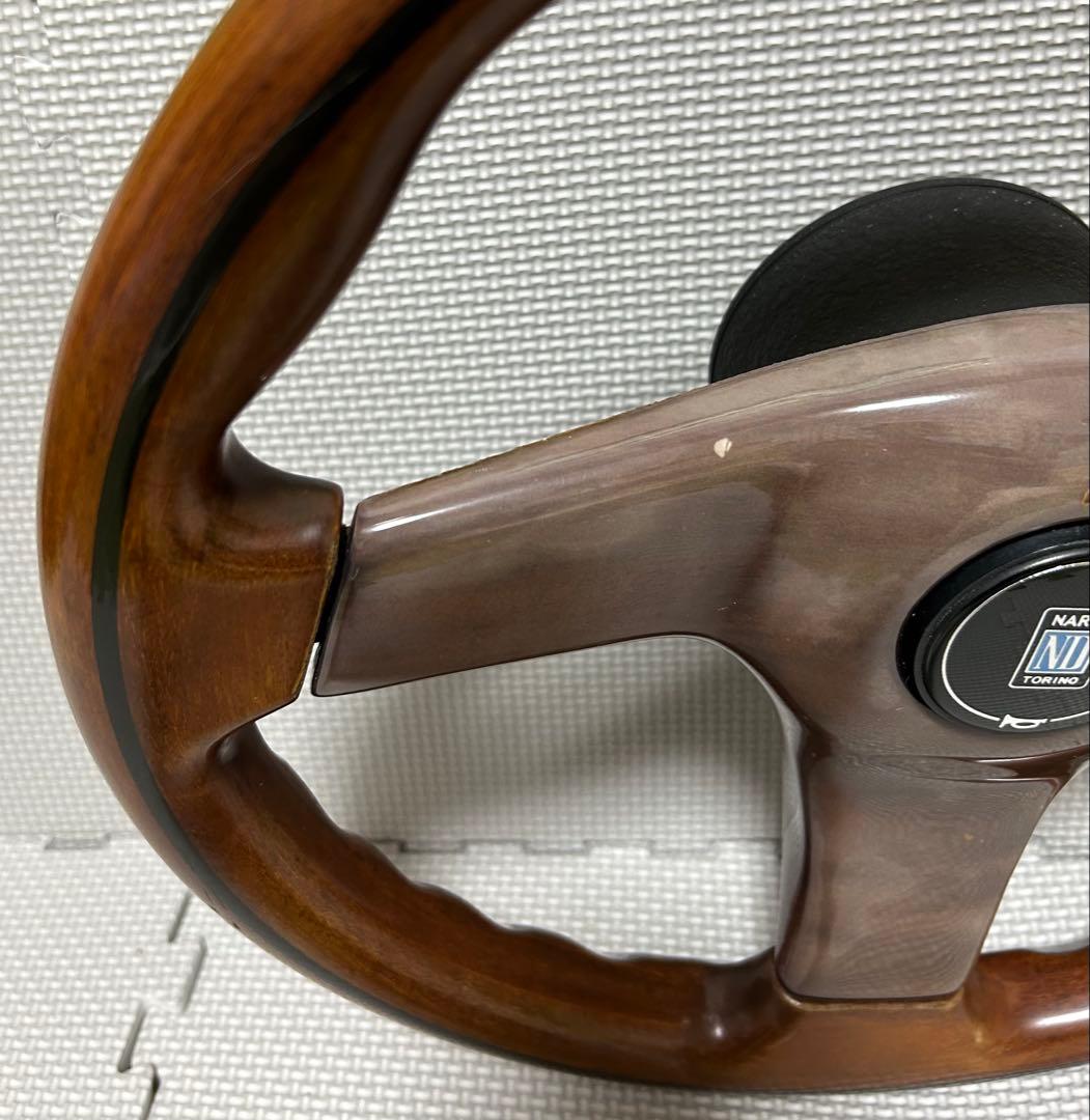 NARDI ナルディ ウッド ステアリング ハンドル 直径約36cm