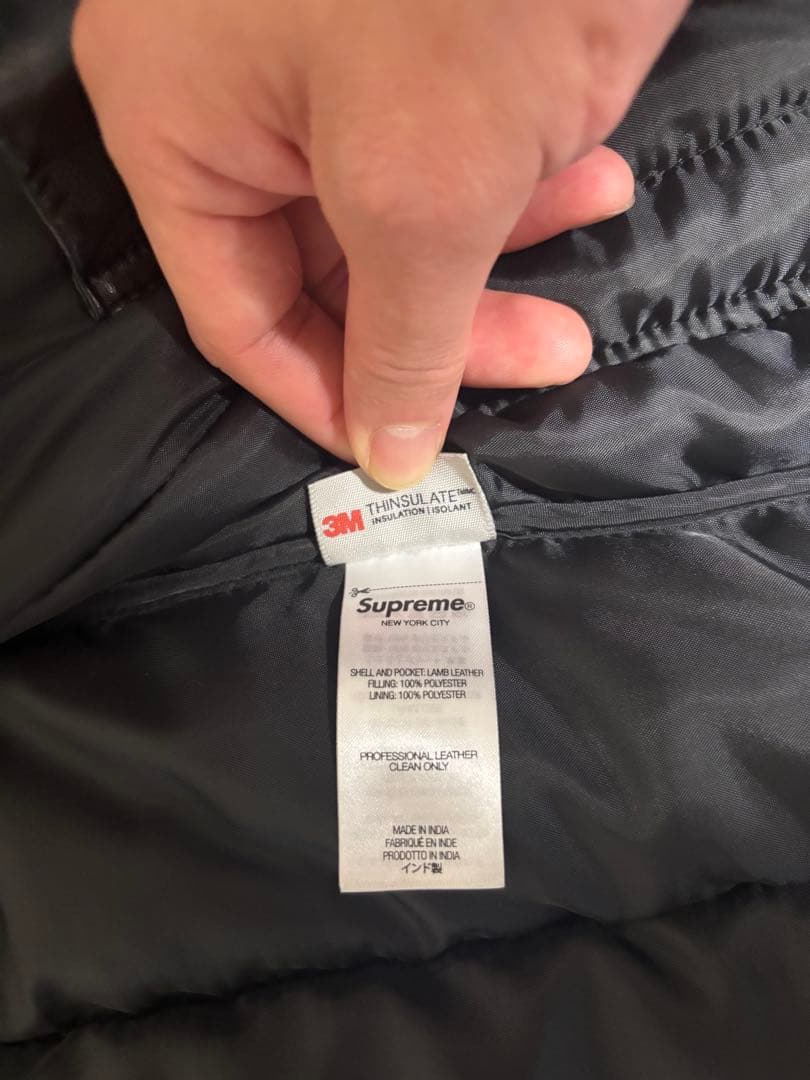 トップス Supreme Dickies Leather Work Vest 23FW