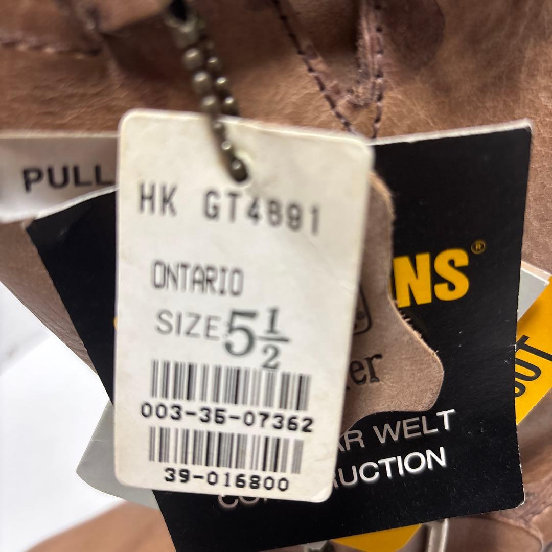 新品GT HAWKINS エンジニアブーツ／ホーキンス タン ベージュ ヌバック