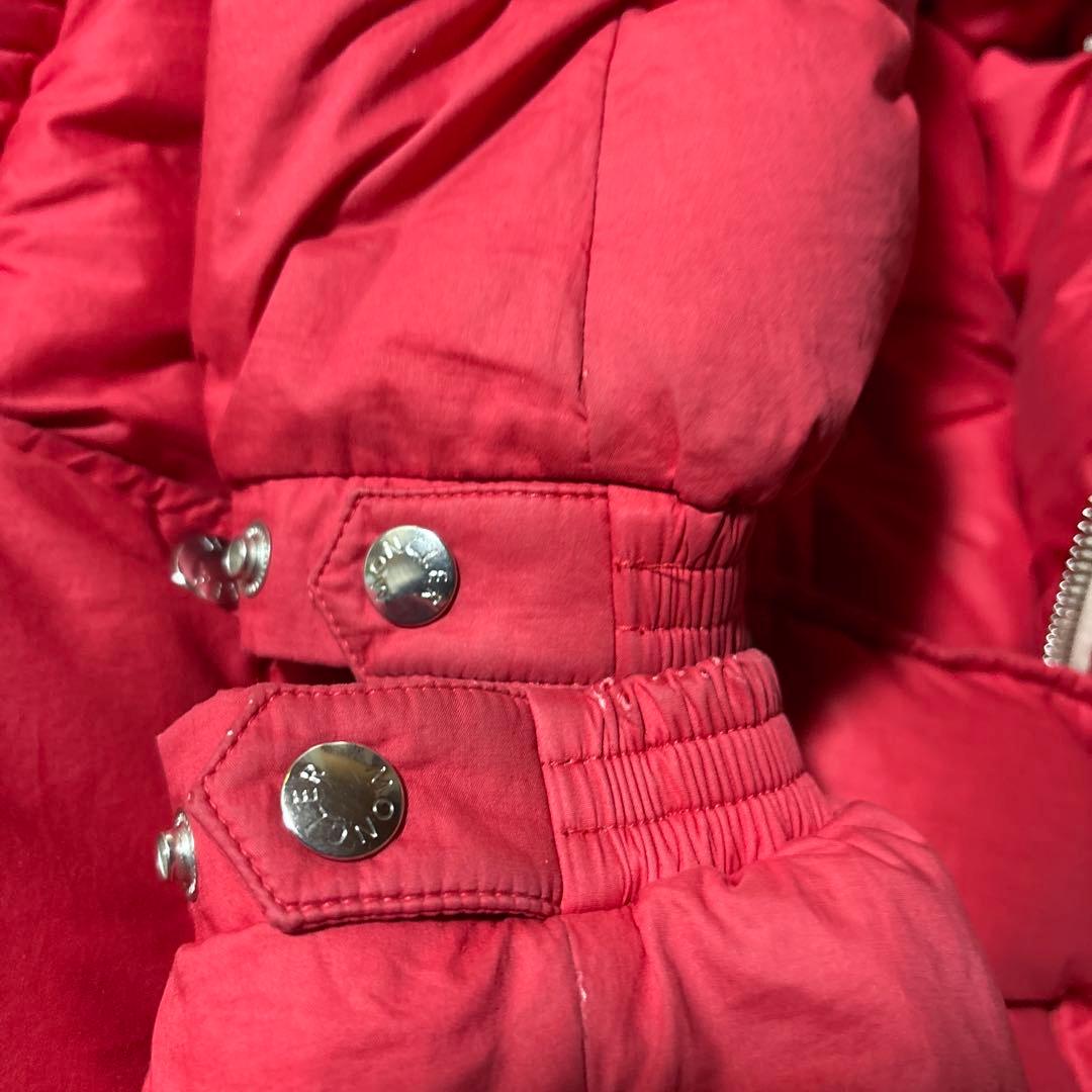 【美品】MONCLER ×エストネーション　フードレッドダウンジャケットサイズ２