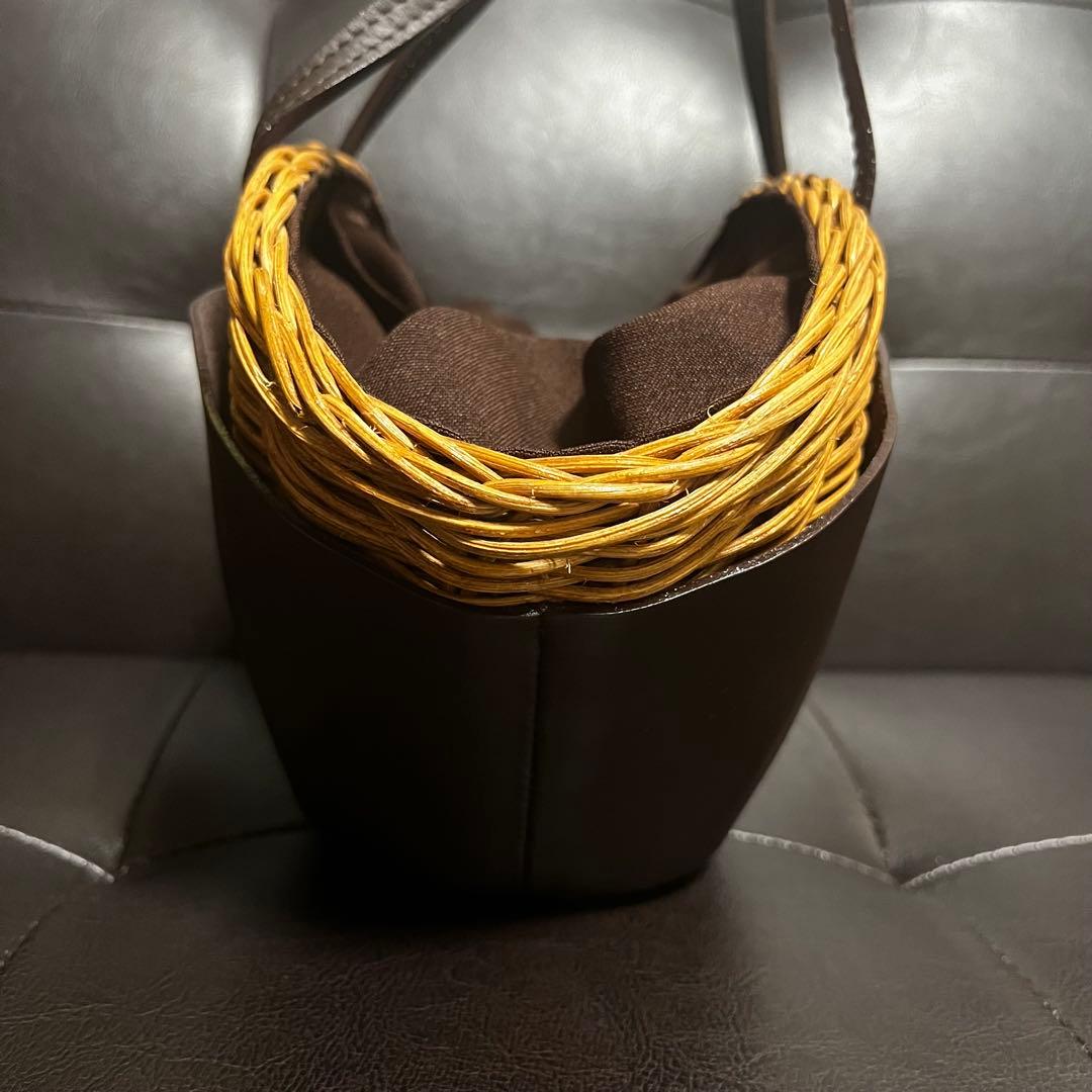 美品　バグマティ　かごバッグ