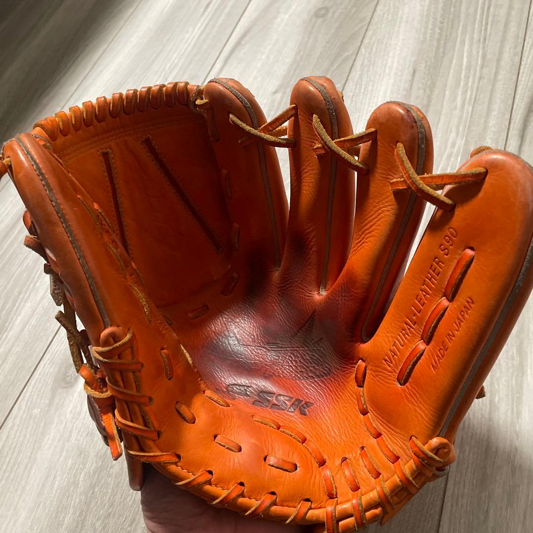 SSK 硬式グローブ オレンジ