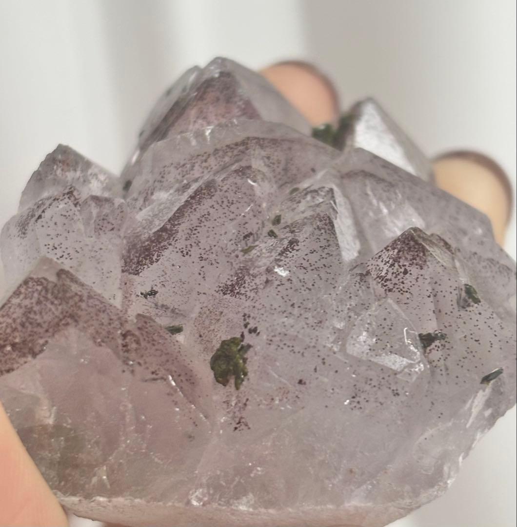 《希少・高品質・全結晶ファントム》メイグー産 花園アメジスト　レピドクロサイト