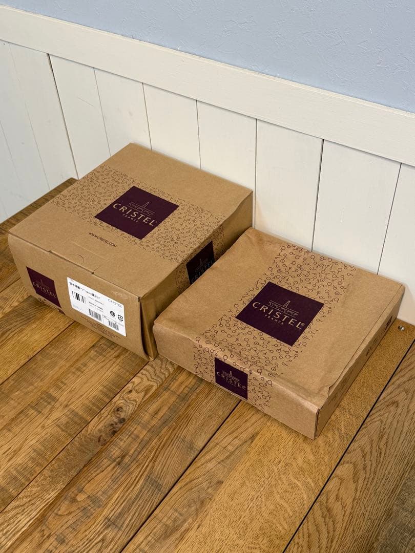 新品 CRISTEL 両手深鍋 L 18cm＋フラットガラス蓋つまみ付