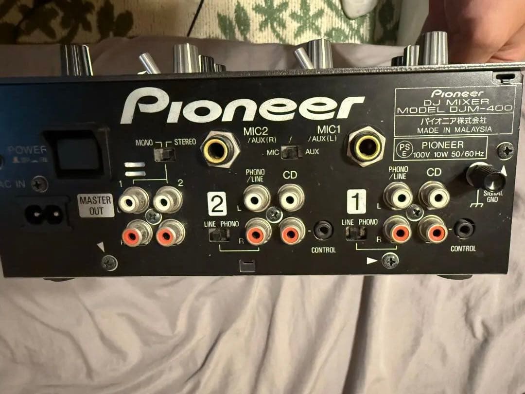 【動作確認済】Pioneer DJM-400 DJミキサー