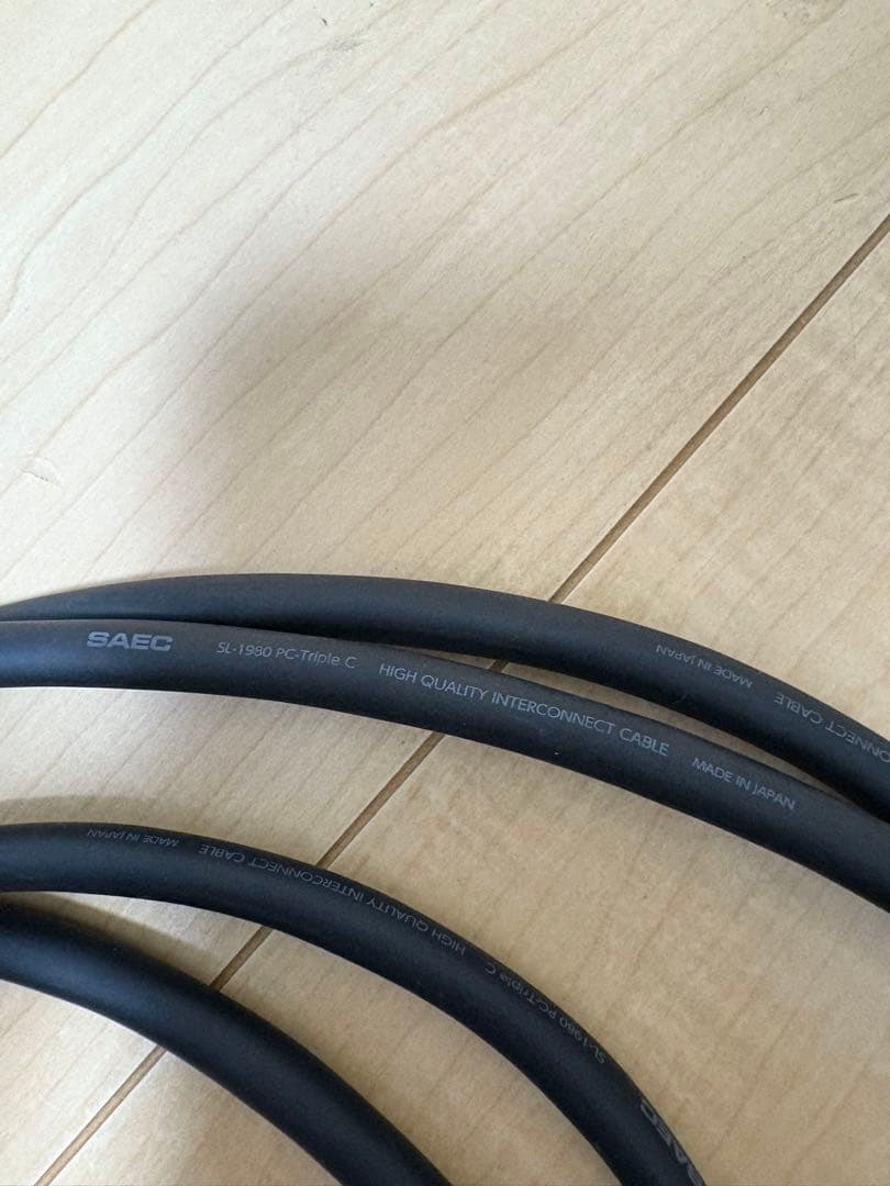 SAEC SL1980インターコネクトケーブル RCA 1.8mペア