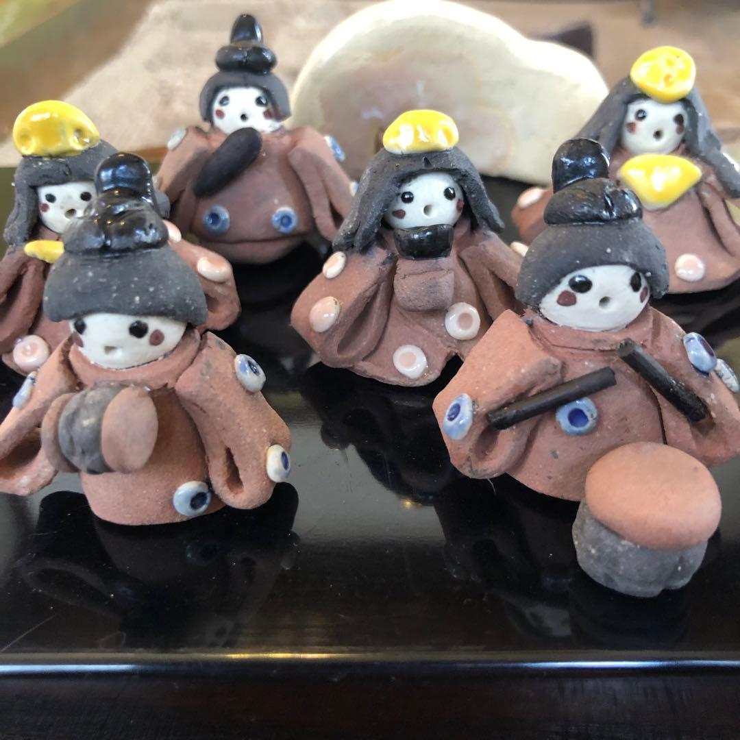 手作り陶器雛人形　　10体セット
