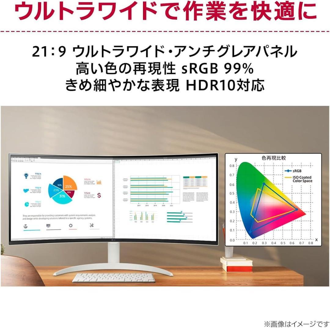 LG Monitor モニター ディスプレイ 34SR63QA-W 34インチ
