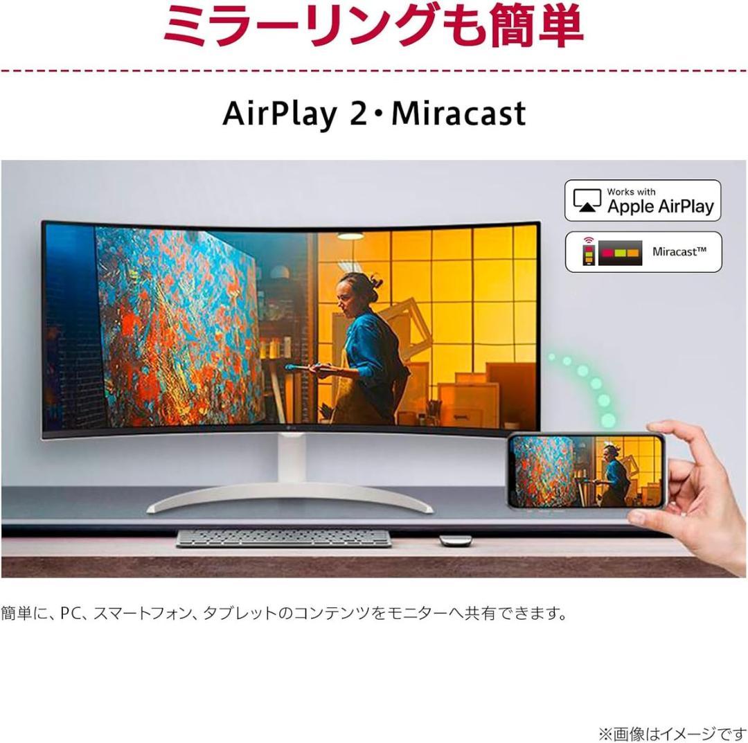 LG Monitor モニター ディスプレイ 34SR63QA-W 34インチ