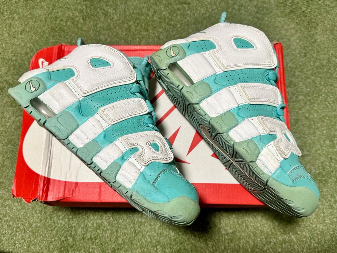 Nike バスケットボールシューズ ティール/ホワイト