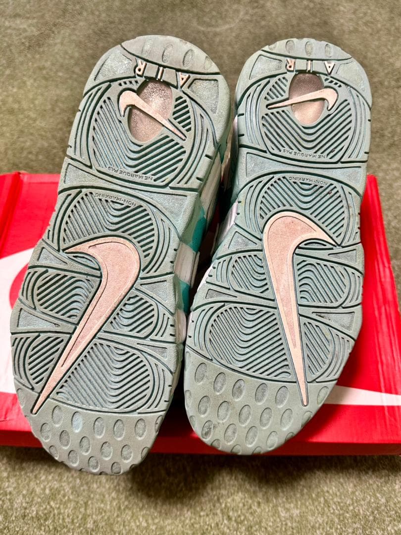 Nike バスケットボールシューズ ティール/ホワイト