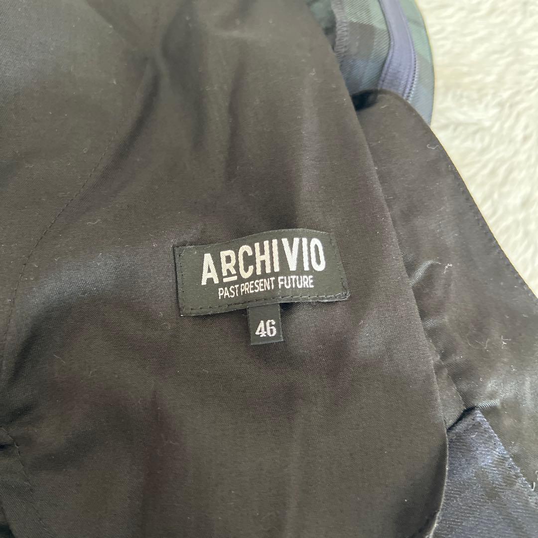 ARCHIVIO チェック柄パンツ46サイズ
