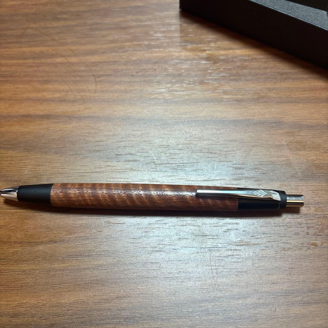 新型野原工芸本花梨虎杢シャープペンシル