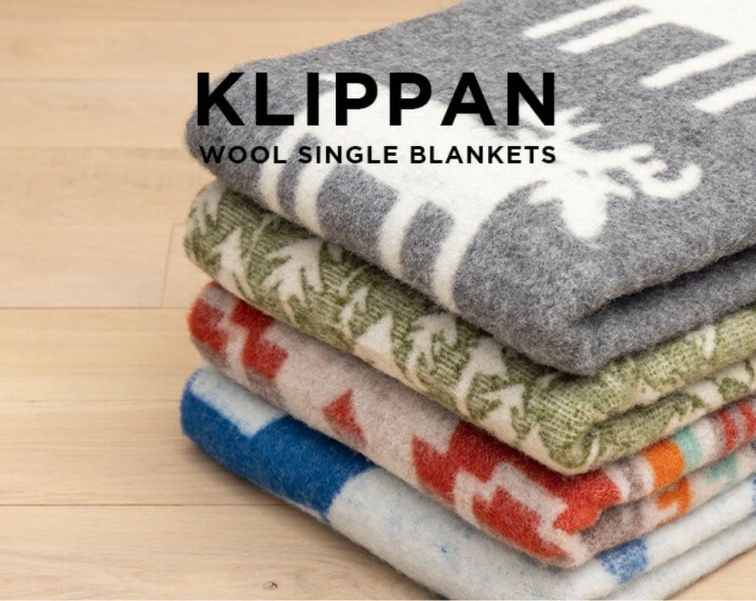 【新品未使用】ACTUS伊勢丹取扱い☆KLIPPANスローケット130×180