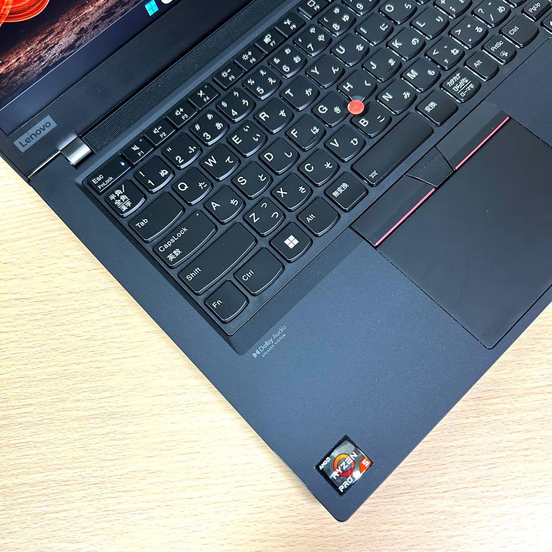 Lenovo ThinkPad T14 Gen2 Ryzen5 16GB 14型