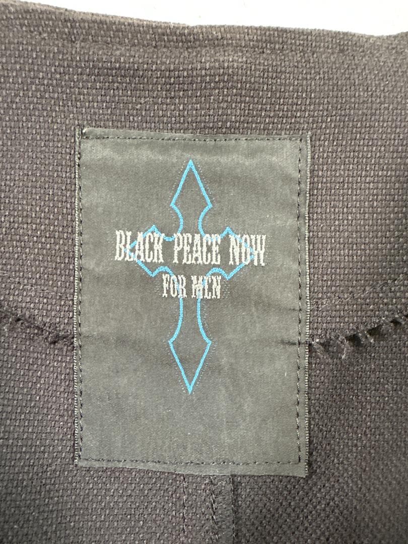 BLACK PEACE NOW アシンメトリックベスト M