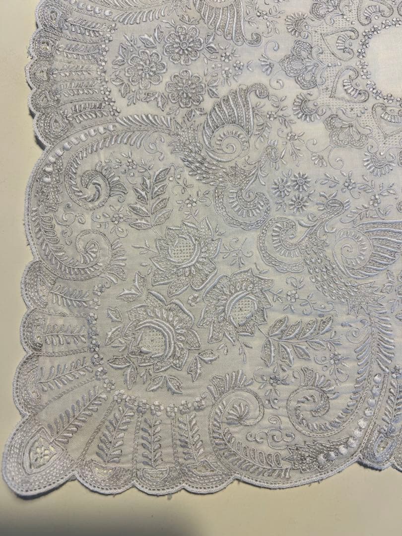 スワトウ 汕頭 手刺繍レディースハンカチ　ヴィンテージ