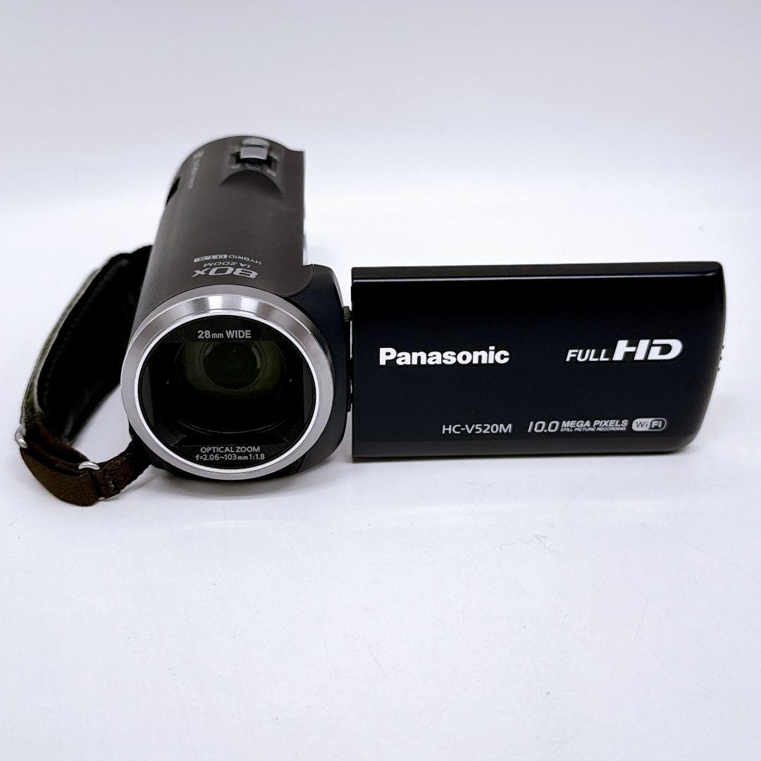 Panasonic HC-V520M ビデオカメラ ブラック