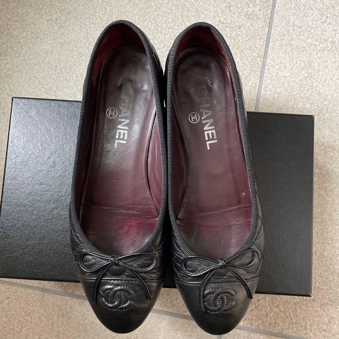 専用　CHANEL マトラッセ　バレエシューズ　23.5cm バレリーナ