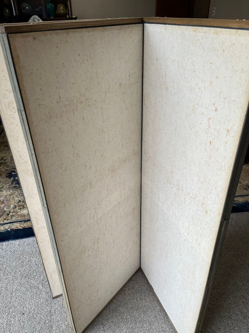 韓国　刺繍　パーテーション　六折　屏風