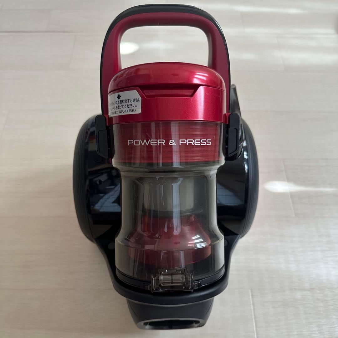 《美品》パナソニック サイクロン式掃除機 レッドブラック MC-SR23J-R