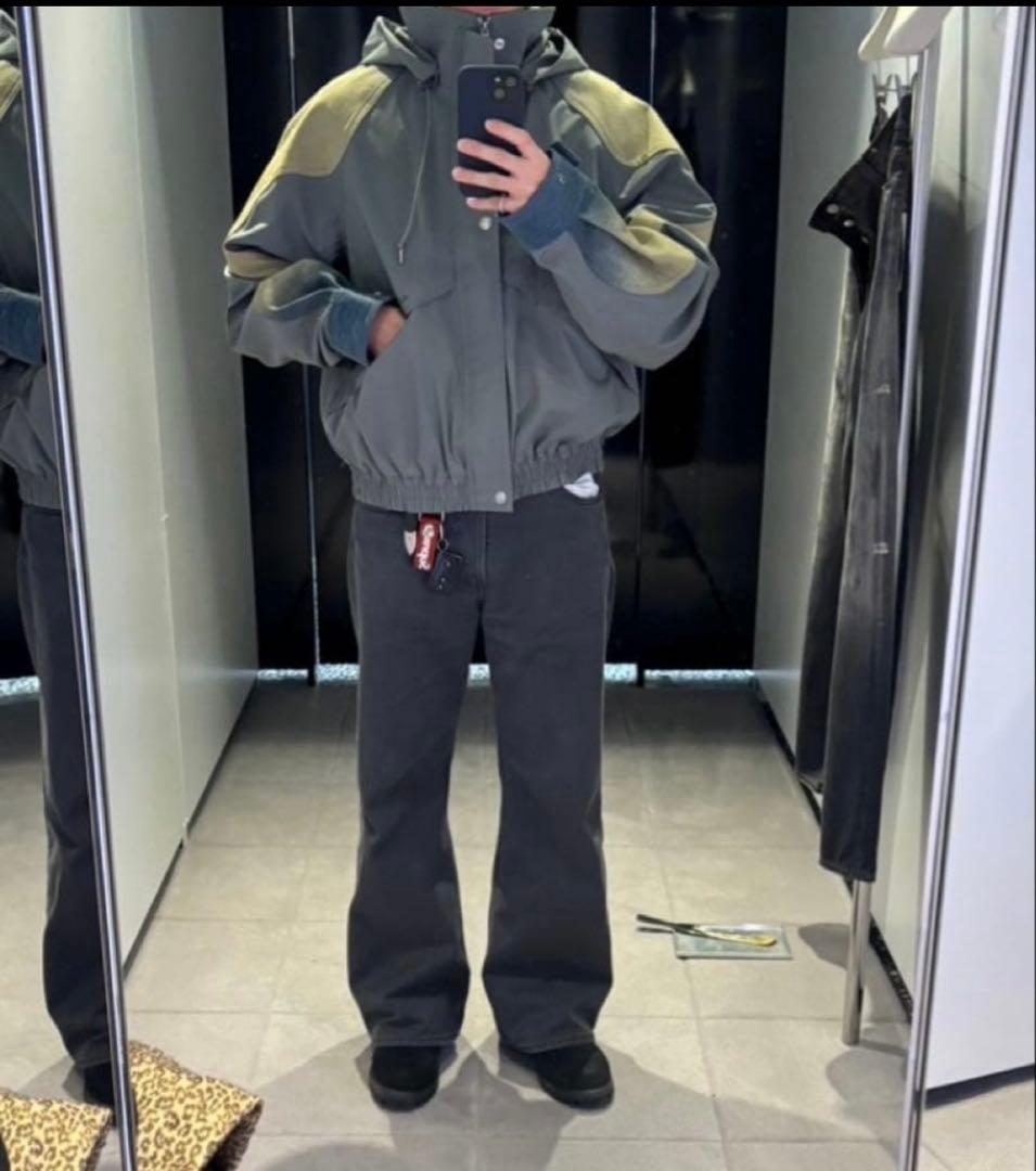 Acne Studios フード付きナイロンジャケット ボンバージャケット46