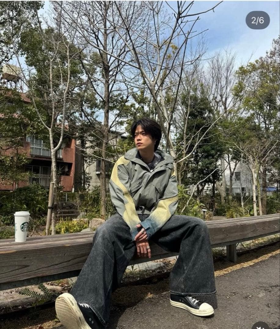 Acne Studios フード付きナイロンジャケット ボンバージャケット46