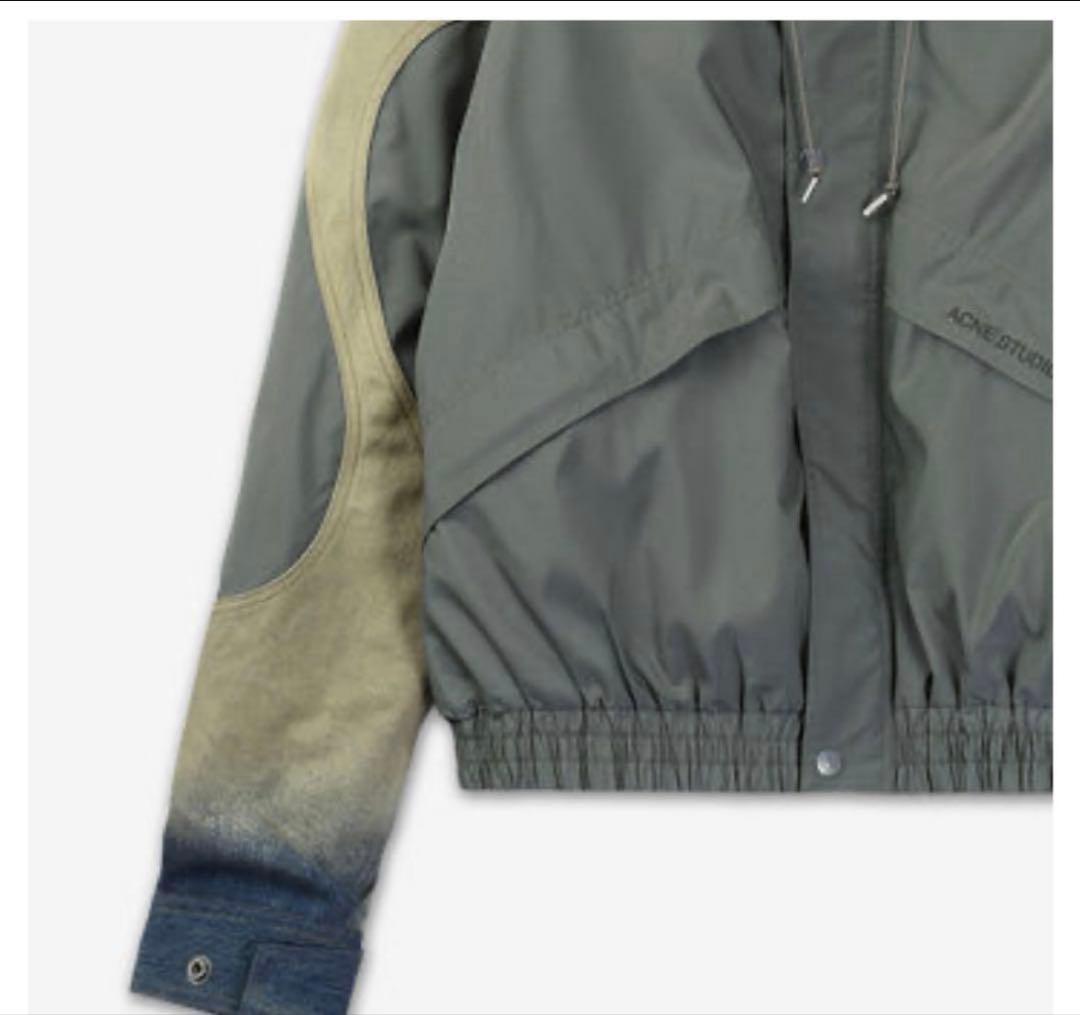 Acne Studios フード付きナイロンジャケット ボンバージャケット46
