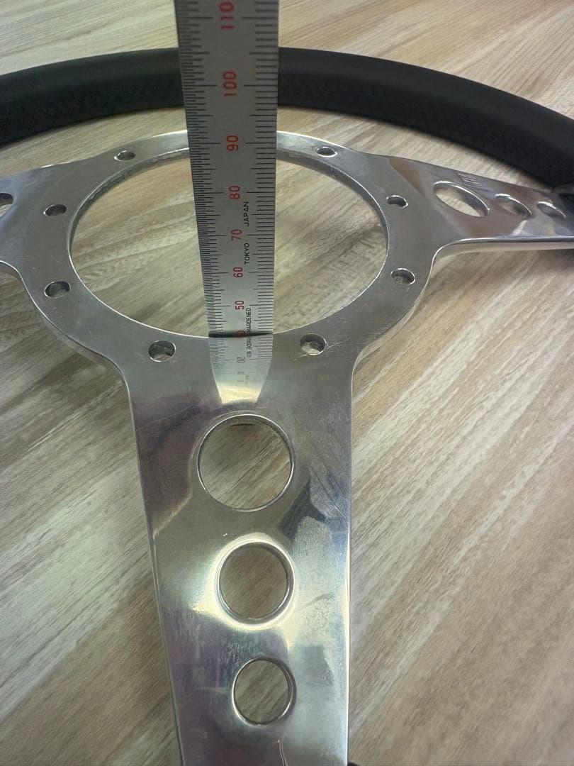 モトリタ　レザーステアリング　１４インチ　ディッシュタイプ　美品！