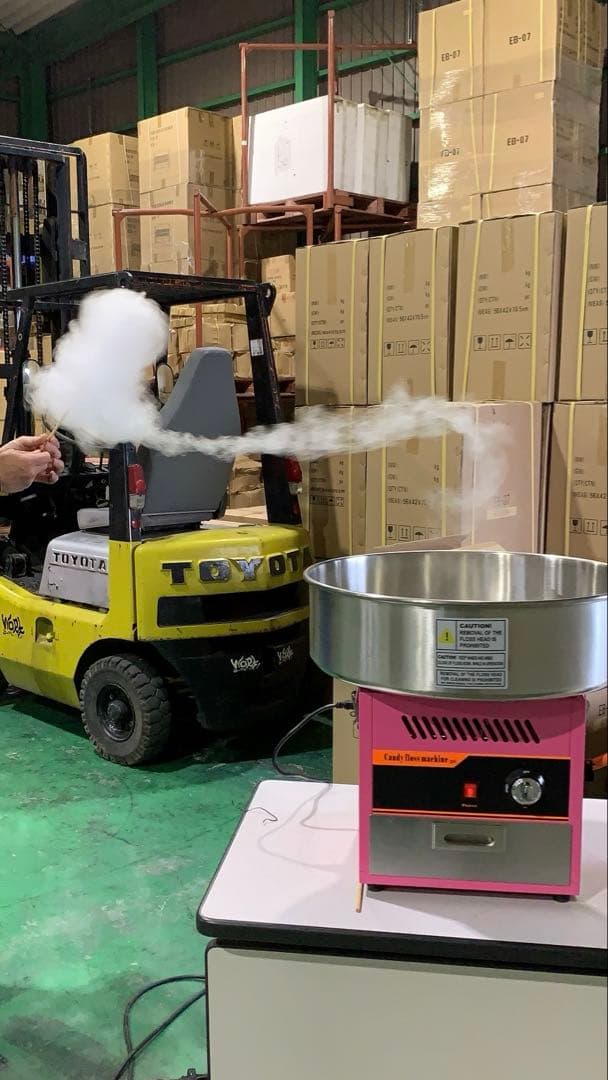 綿菓子メーカー 綿菓子機　わたあめ機　わたがし機　トルネード　ガス　簡単
