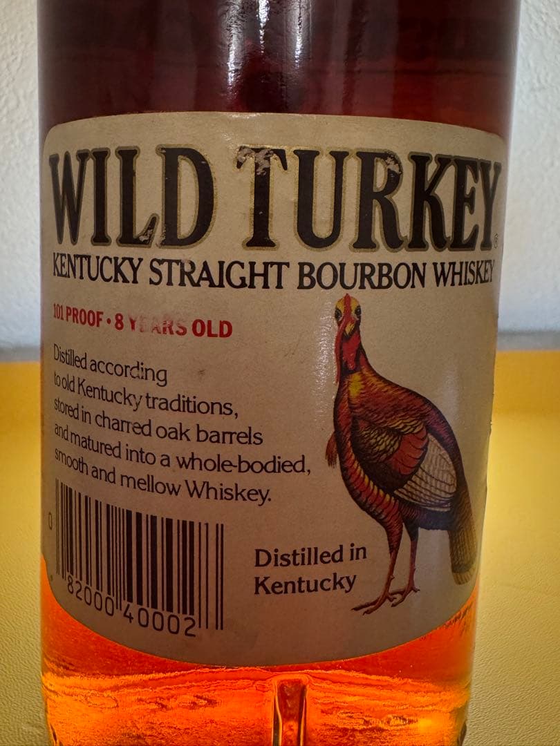 ウイスキー ワイルドターキー WILD TURKEY 8年 未開栓 750ml