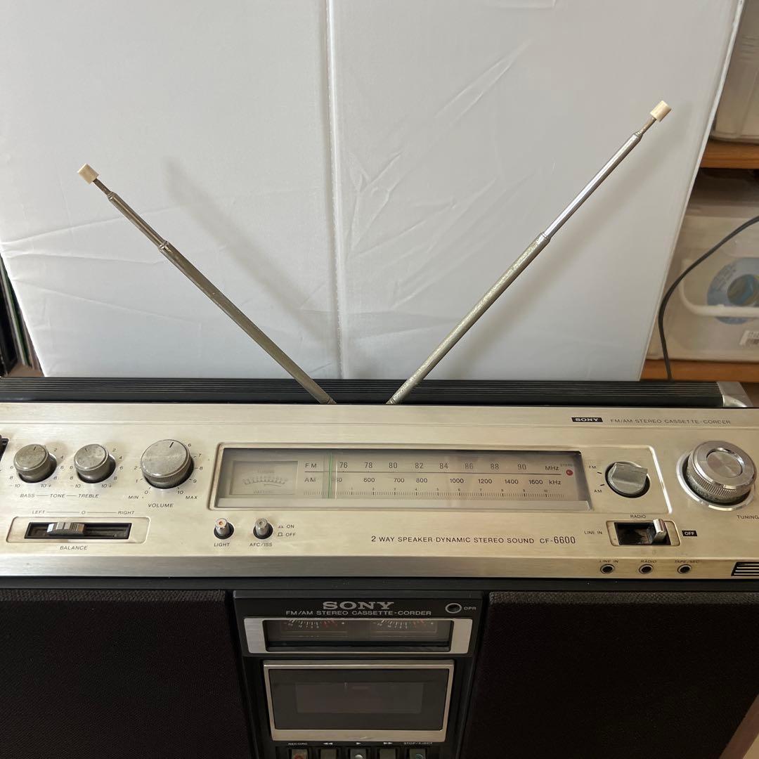 SONY ZILBAP FM/AM ステレオカセットコーダー　ジャンク