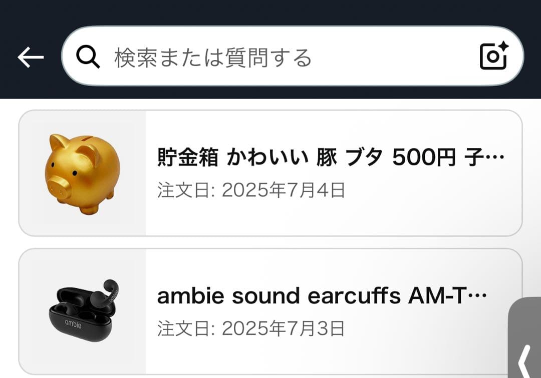 ambie sound earcuffs AM-TW02 ブラック✖️ブラック