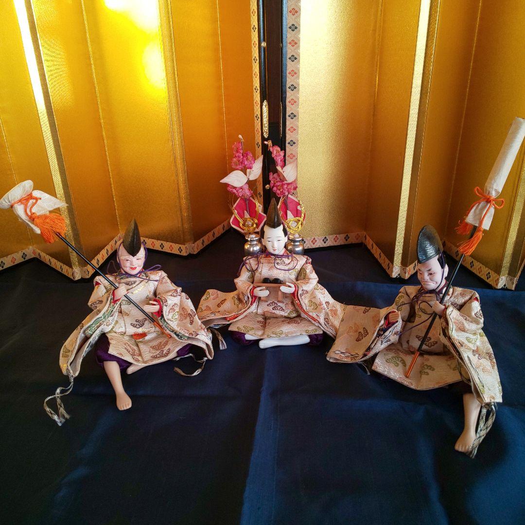 お雛様 ひな人形 雛祭り 五人囃子 三人官女 仕丁 随身 小道具付