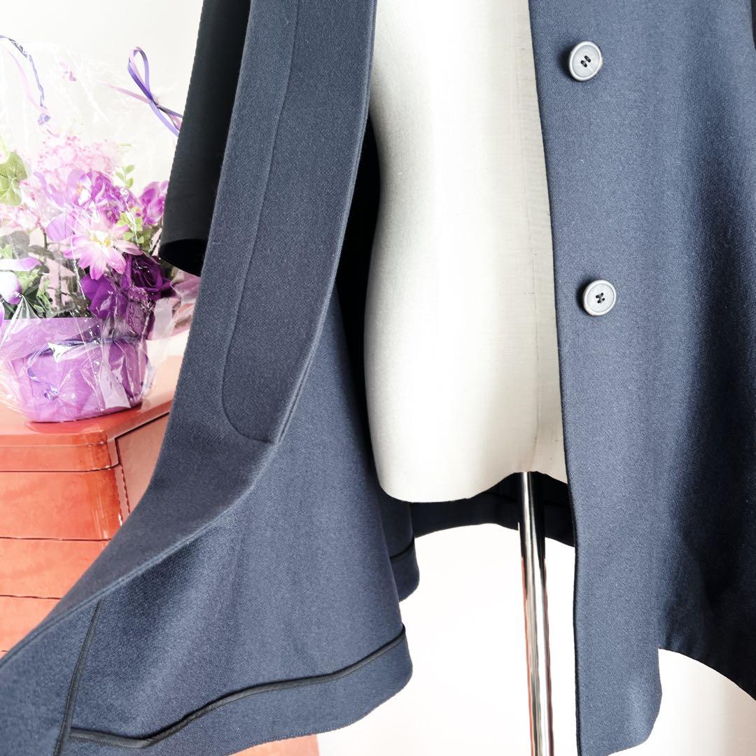 美品 ChristianDior ディオール ケープ ショートコート ブルゾン