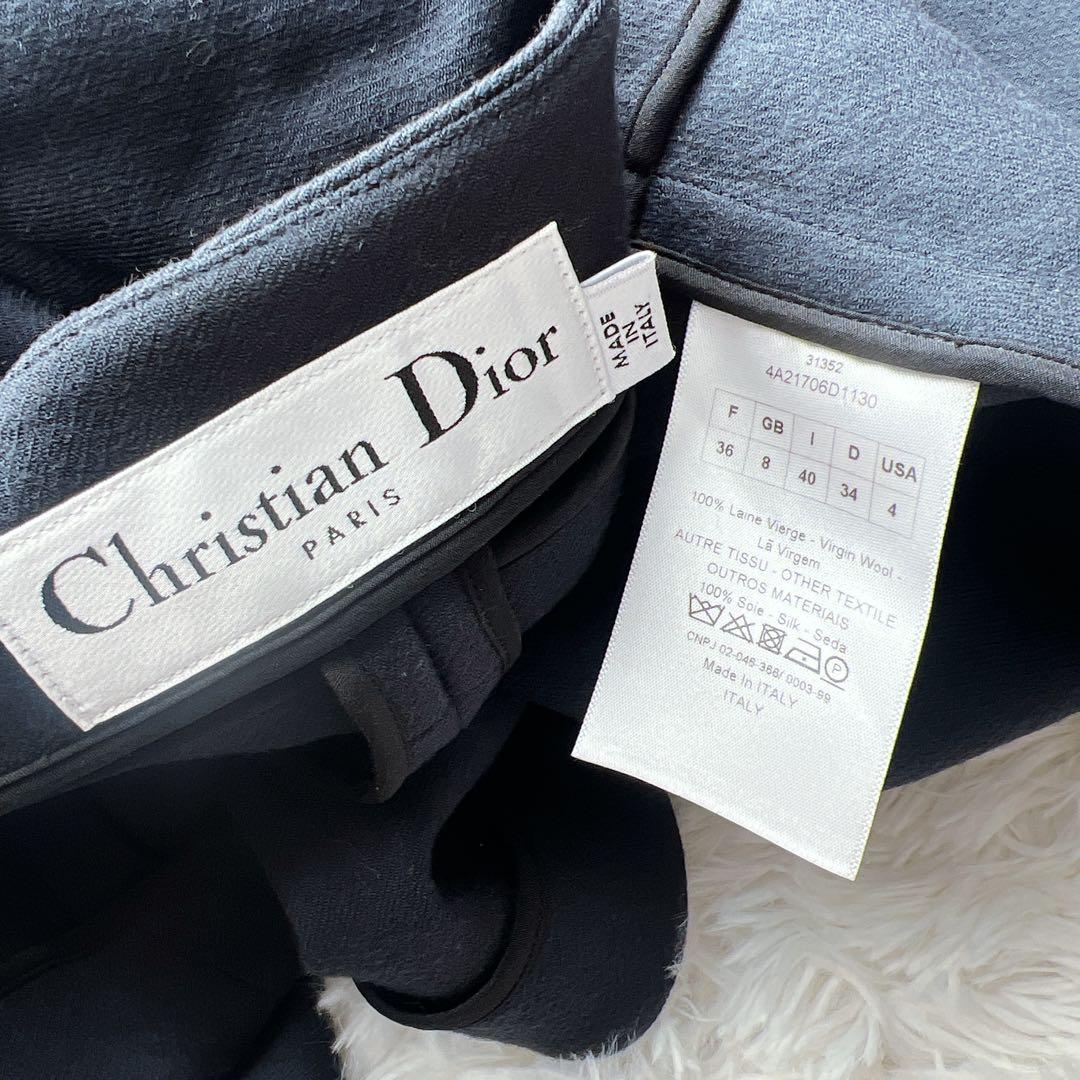 美品 ChristianDior ディオール ケープ ショートコート ブルゾン