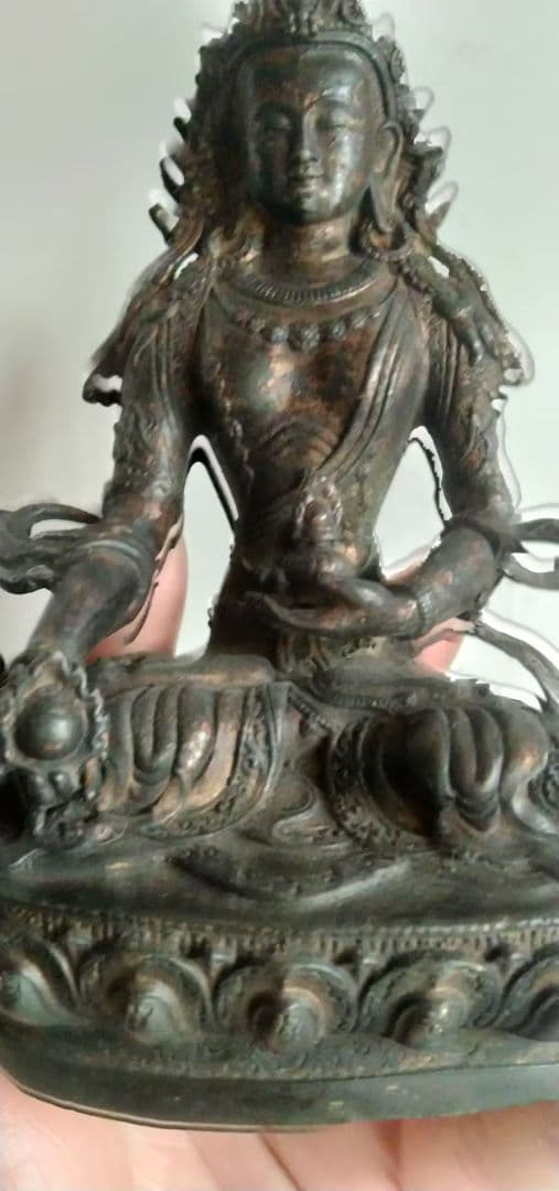 地蔵 菩薩 観音 銅製 仏像 彫刻 置物 開運 風水
