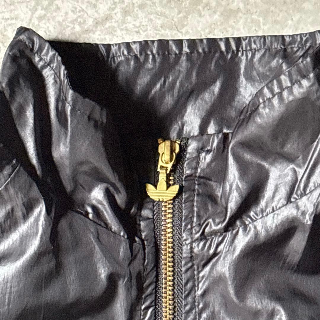 adidas ATP復刻 ナイロンジャケット セットアップ 黒×金 Lサイズ