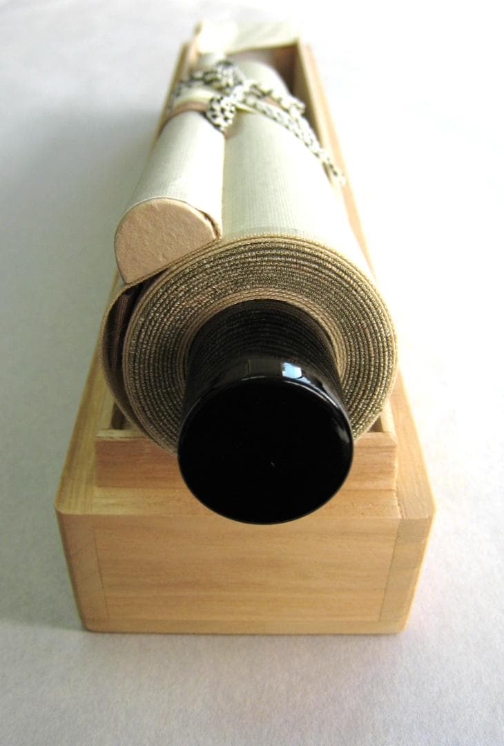 【真筆】茶掛　一期一会◆大徳寺派 宝林寺 前大徳 福本積應 共箱・タトウ箱付