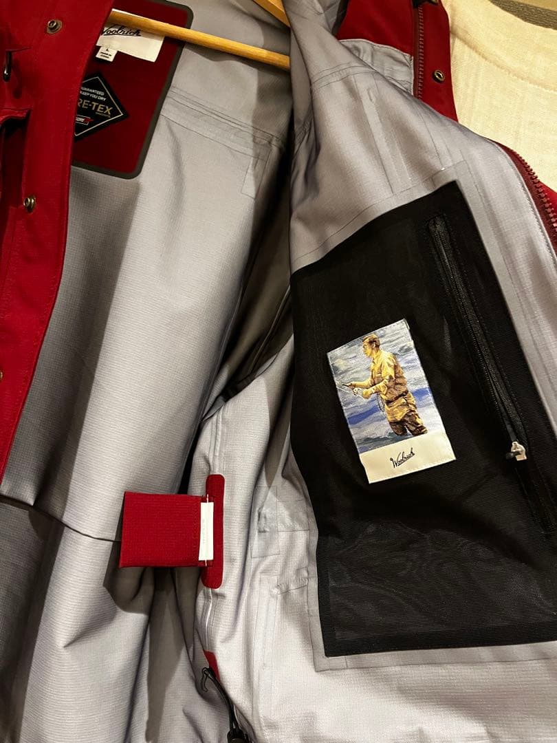 【美品】woolrich フィッシングジャケット　ゴアテックス　ウールリッチ