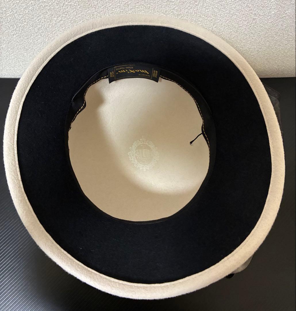 マキシン◆maxim◆ベージュ系×ブラック×リボンハット