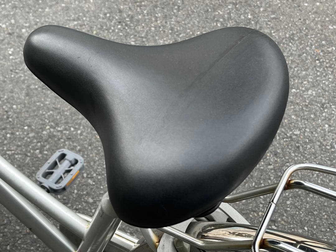 F*r様 〓中古LEDオートライト自転車★26インチ★シルバー★※注※配達地域限