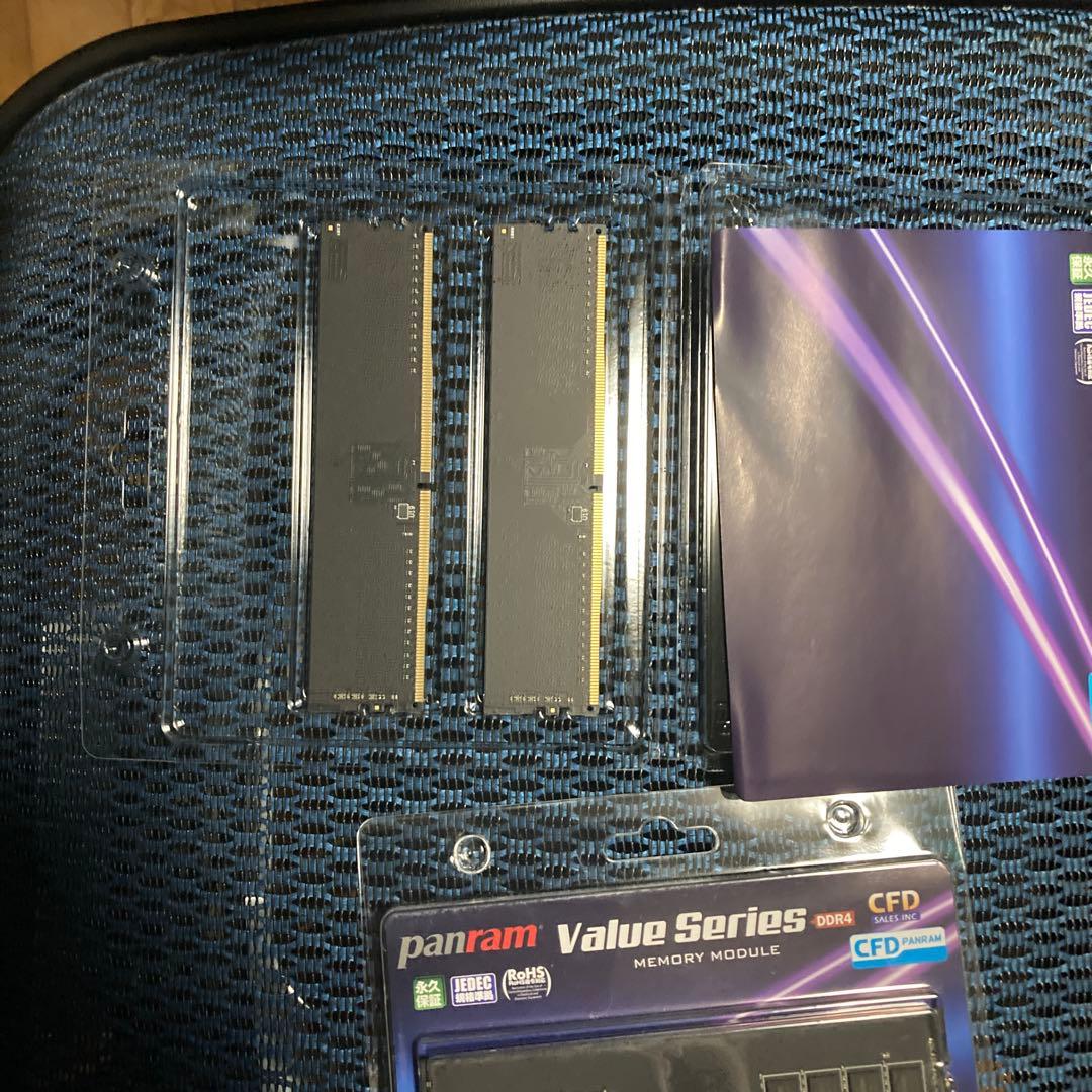 DDR4メモリー16GB PC4-19200CL17 4GB 4枚