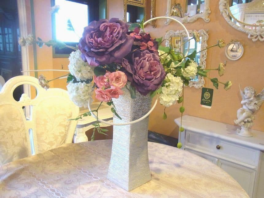 新品アルテ・デ・ラ・フロール 豪華！大型アレンジフラワーガーデン 造花ゴージャス